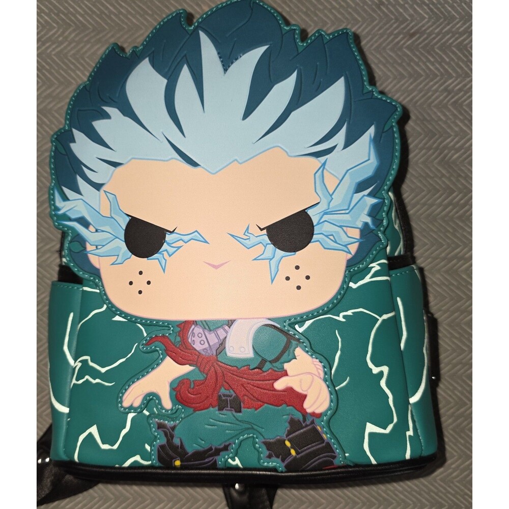 NWOT loungefly Funko pop my hero academia deku infinity mini backpack bookbag!